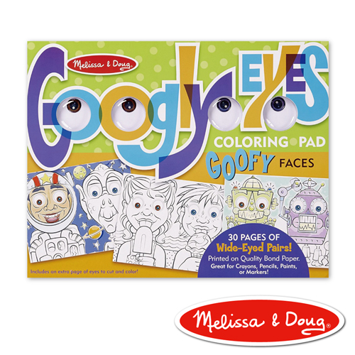 美國瑪莉莎 Melissa & Doug 大眼睛趣味繪圖本 - 逗趣臉孔
