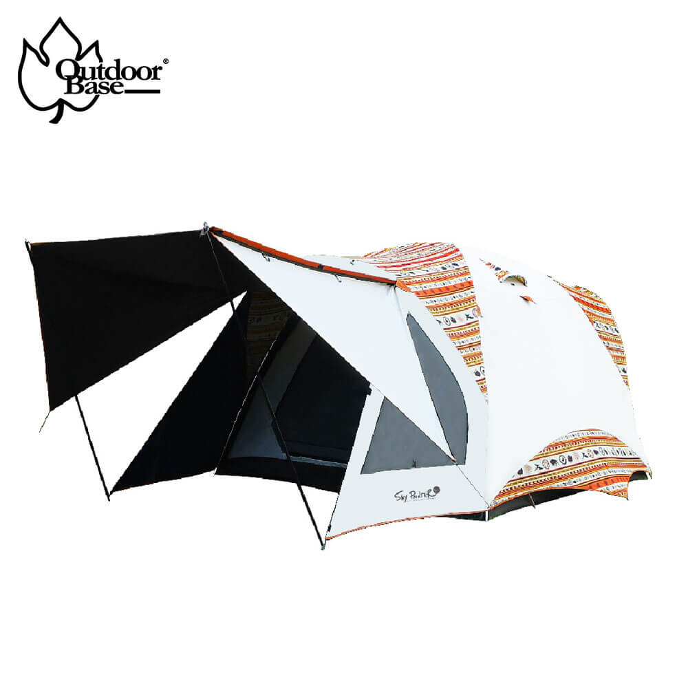 【OutdoorBase】 彩繪天空鋁合金300帳
