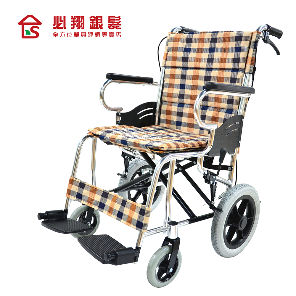 【必翔銀髮】輕便看護輪椅 PH-184AF(未滅菌)