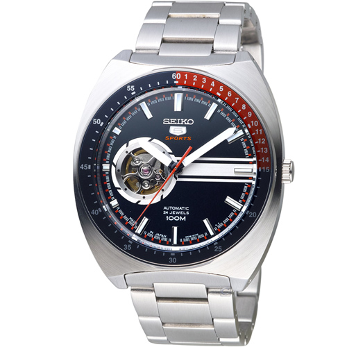 SEIKO 精工5號時空進化機械腕錶 4R38-01K0D SSA329J1