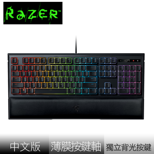 Razer 雷蛇 Ornata 雨林狼蛛 薄膜機械電競鍵盤(中文版)