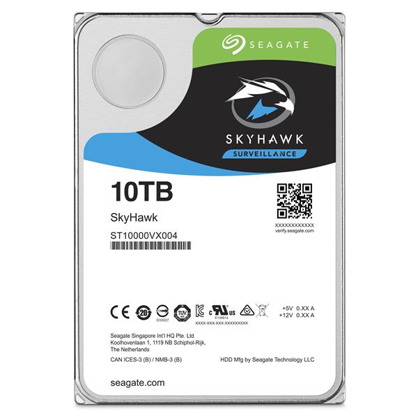 希捷10TB 3.5吋監控碟
ST10000VX0004