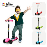 [Slider] 兒童三輪折疊滑板車XL1(螢光粉)
