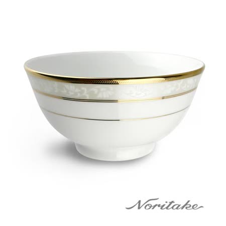 【日本Noritake】花舞春風金邊麵碗16CM