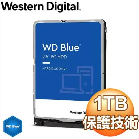 WD 藍標 1TB 3.5吋內接硬碟(WD10SPZX)