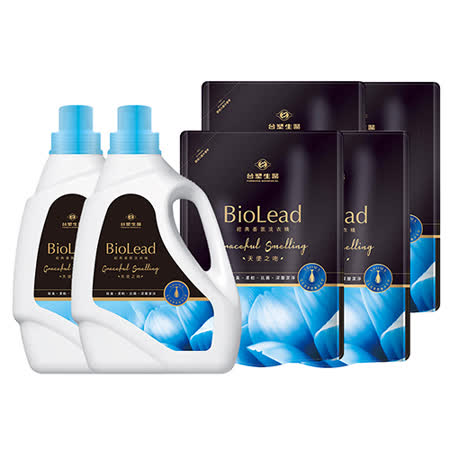 台塑生醫BioLead經典香氛
洗衣精-天使之吻2瓶+4包
