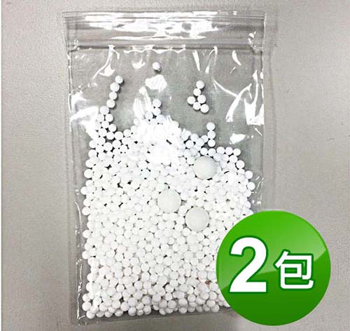 SGS認證 二代日本進口亞硫酸鈣除氯SPA省水蓮蓬頭專用替換過濾球(2包入)