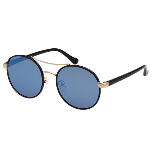 Calvin Klein- 水銀藍 復古 太陽眼鏡(黑色)CK1228SK