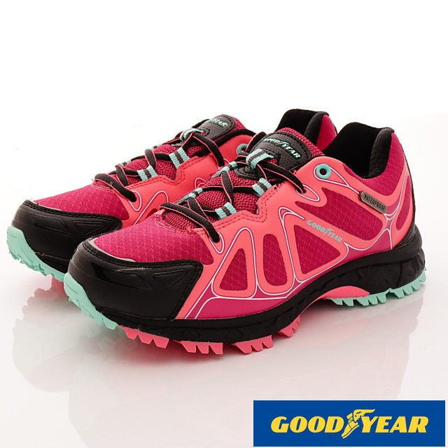 GOODYEAR戶外鞋-戶外多功能鞋-(WO72502枚紅-女款-23.5~25.5cm)