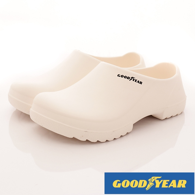 GOODYEAR戶外鞋-超輕量休閒工作便鞋-(MS73839白-男款-24~28cm)