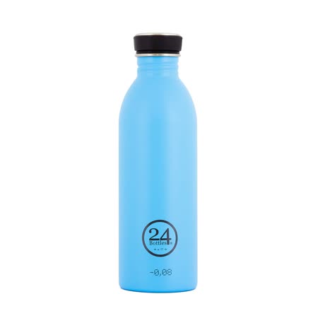 義大利 24Bottles輕量冷水瓶 500ml - 冰湖藍