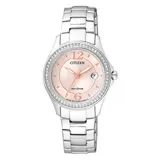 CITIZEN Eco-Drive 光動能清新晶鑽女錶-29mm FE1140-51X