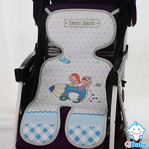 【QBabe】
透氣冰絲推車涼蓆墊