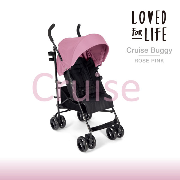 【Mamas & Papas】Cruise 便攜傘車-玫瑰粉