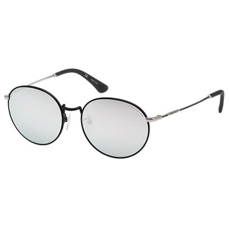 POLICE - 復古圓框 水銀面 太陽眼鏡