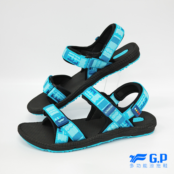 【G.P 女款時尚休閒織帶涼鞋】 G8658W-20 藍色 (SIZE:36-39 共三色)