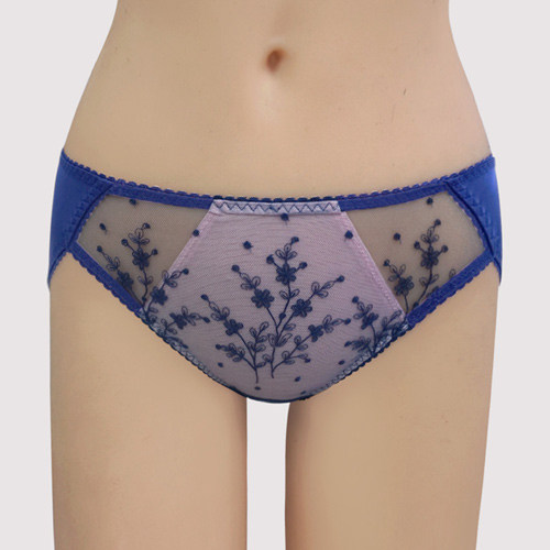 【瑪登瑪朵】反正都美Bra 低腰三角萊克內褲(極勁藍)