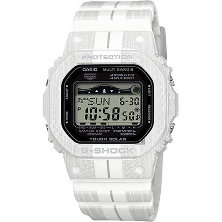 Casio 卡西歐g Shock太陽能電波木紋衝浪錶 白gwx 5600wa 7dr 2020年最