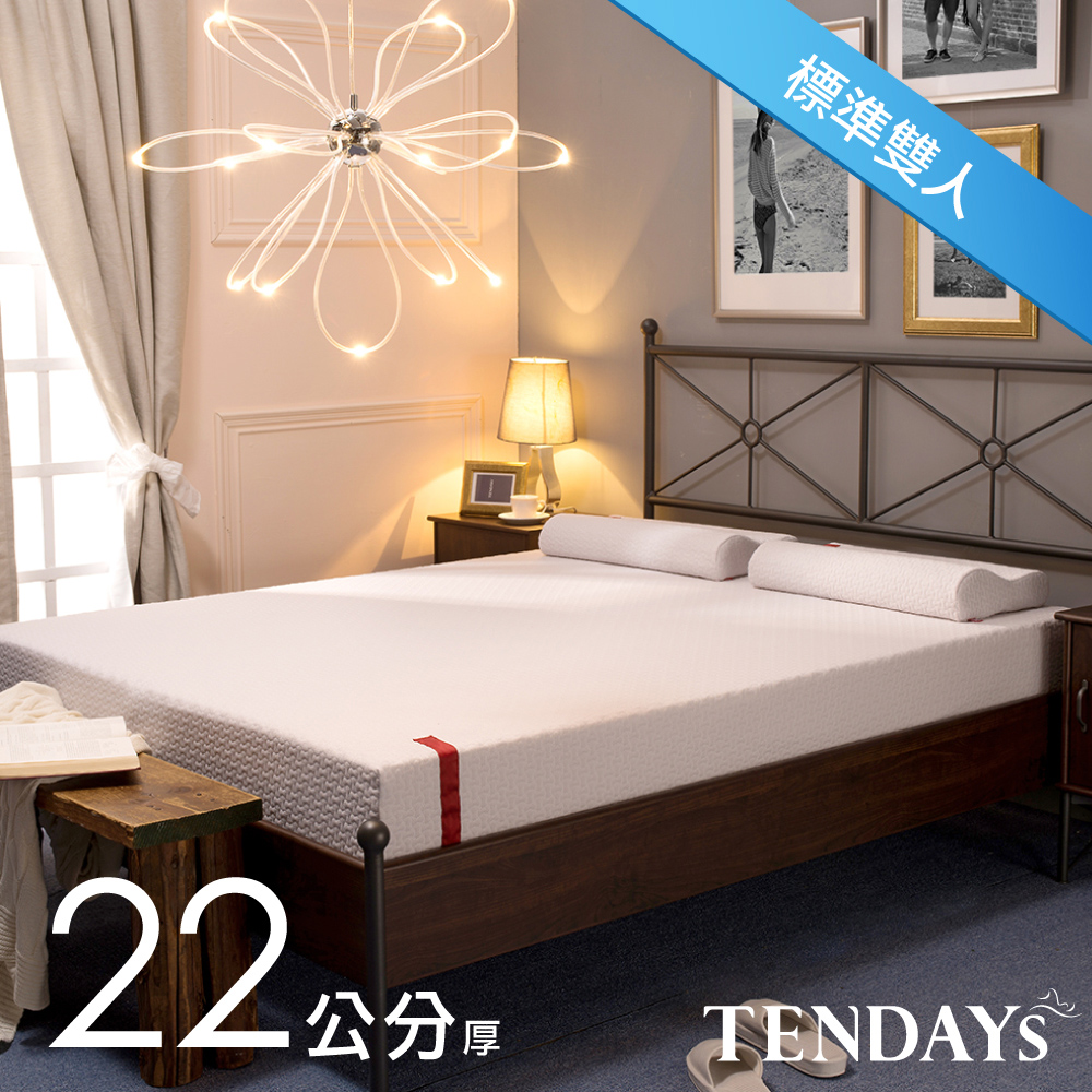 【TENDAYS】柔織舒壓床墊(標準雙人5尺 22cm厚記憶床)