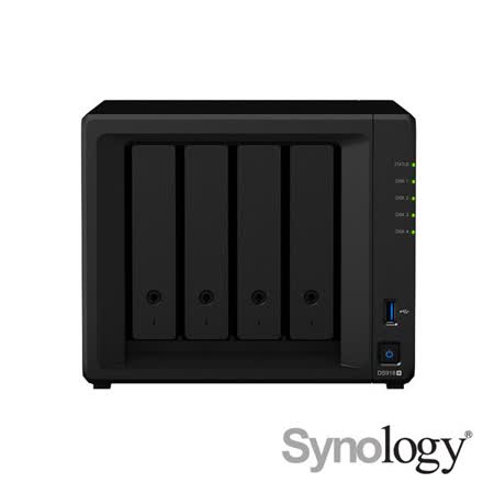 Synology DS918+
4 Bays NAS伺服器