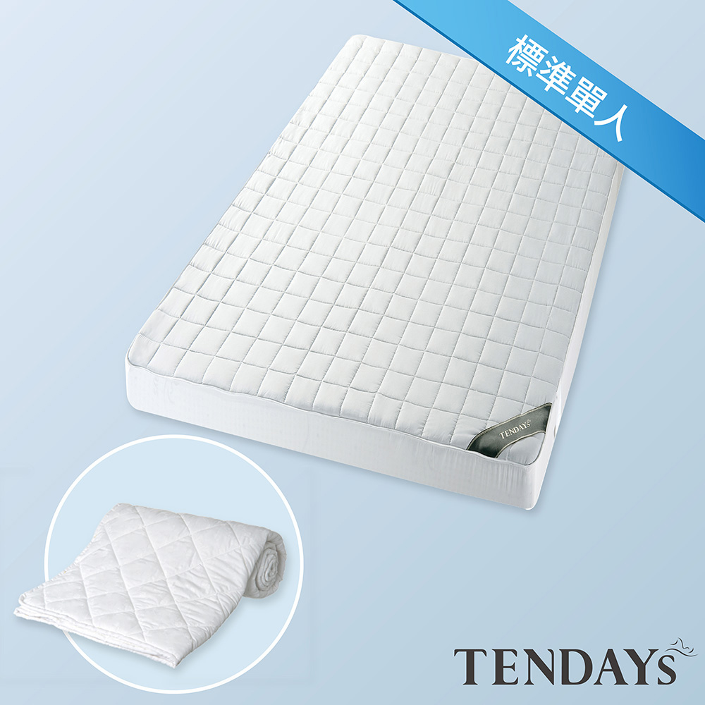 【TENDAYS】備長炭床包型保潔墊(標準單人)