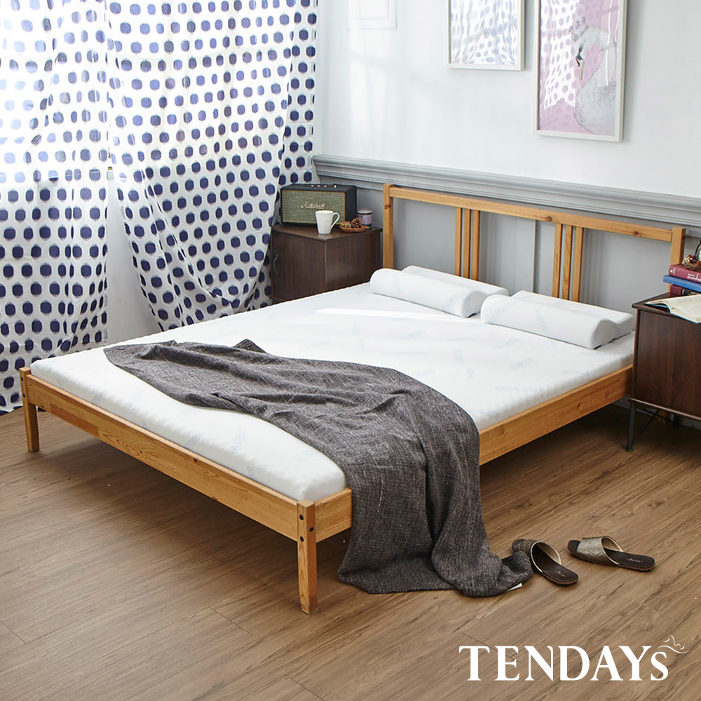 【TENDAYS】DISCOVERY柔眠床墊(晨曦白)7尺 5.5cm厚記憶床(特規雙人)