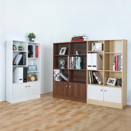 《Homelike》迪普八格二門書櫃(三色) 置物櫃 展示櫃 收納櫃