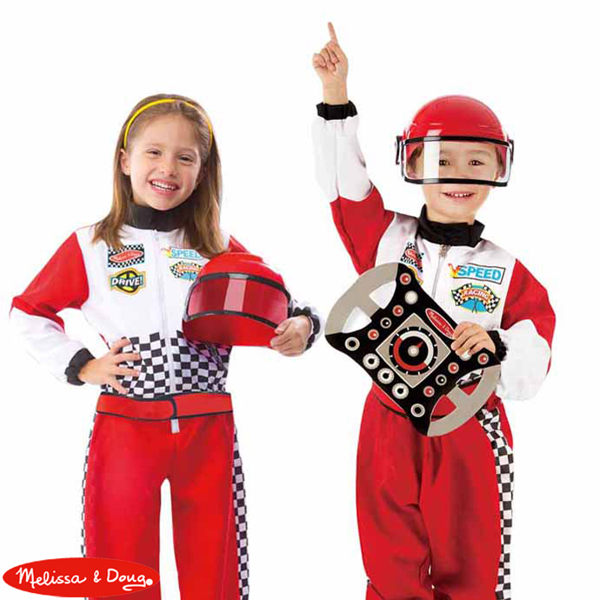 【華森葳兒童教玩具】扮演角系列-Melissa&Doug 麥斯賽車手 N7-8552