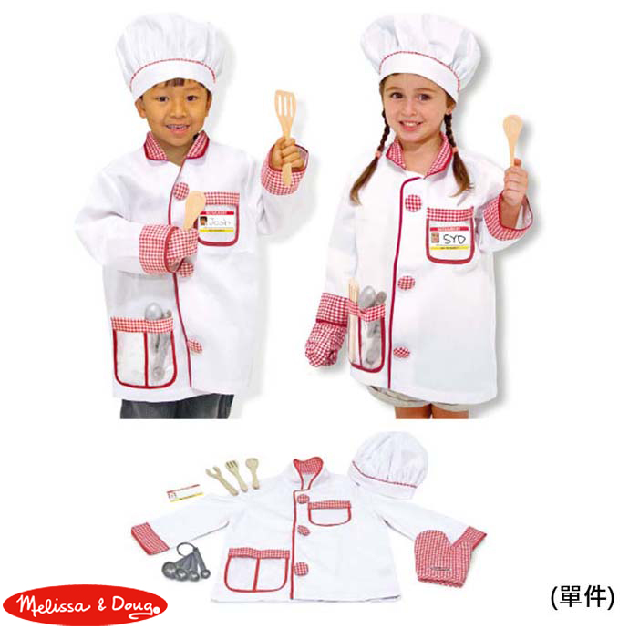 【華森葳兒童教玩具】扮演角系列-Melissa&Doug 傑許廚師 (單件) N7-4838