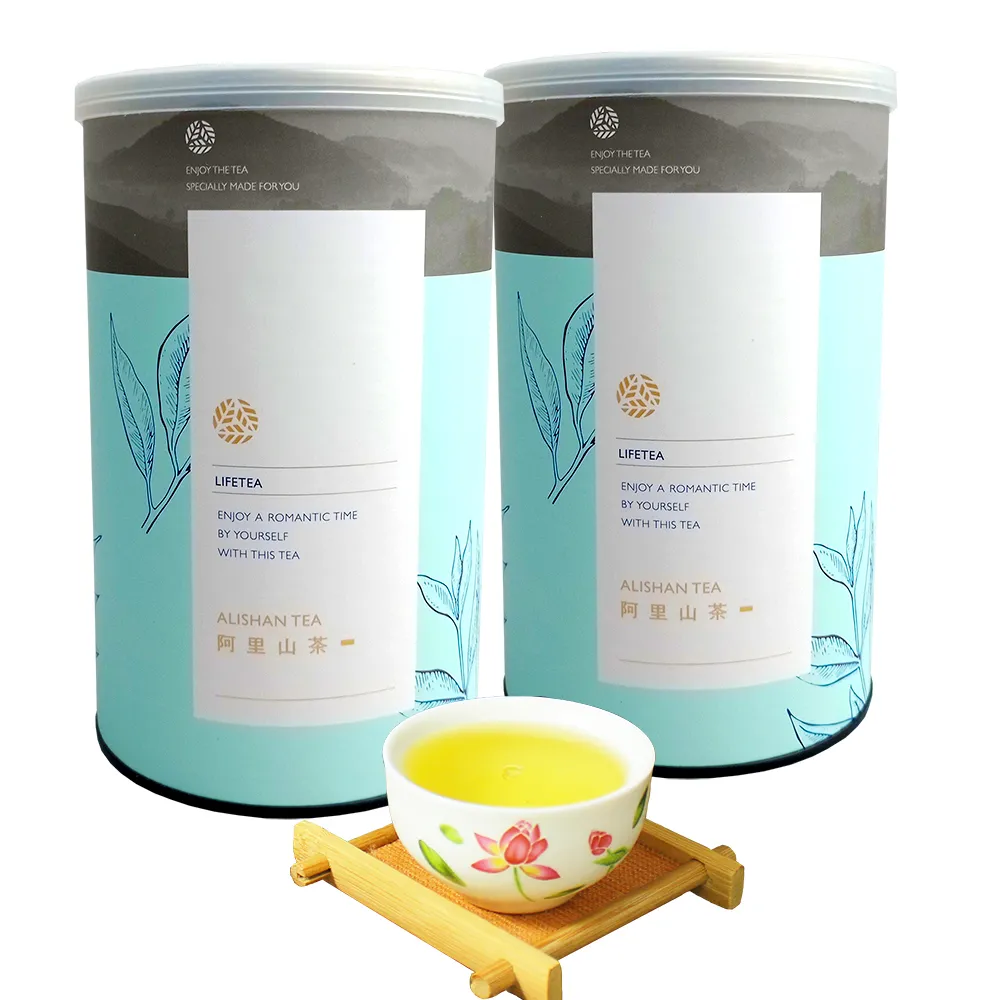 【龍源茶品】阿里山花香韻美烏龍茶葉2罐組(150g/罐)-共300g