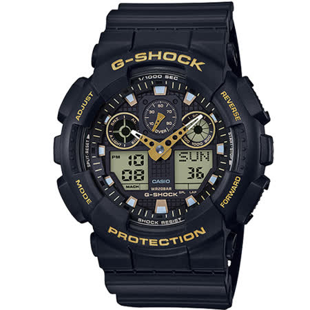 casio 卡西欧 g-shock街头时尚运动表 金 ga-100gbx-1a9