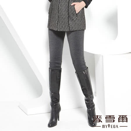 【麥雪爾】素色內搭羊毛九分褲