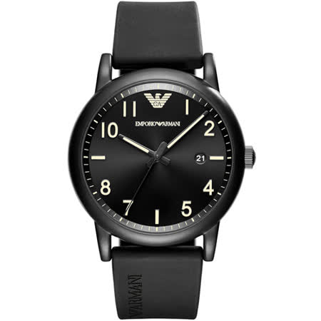 armani 亚曼尼 酷黑休闲运动腕表 ar11071