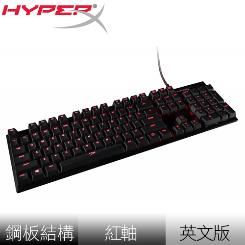 Kingston 金士頓 HyperX Alloy FPS 紅軸 機械式鍵盤《英文版》