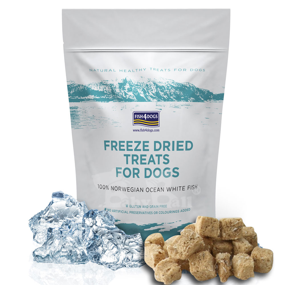 【海洋之星FISH4DOGS】冷凍乾燥全魚肉塊(25g*2包入)-犬貓適用