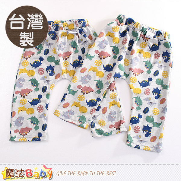 魔法Baby 男童褲(2件一組) 台灣製男童秋冬居家長褲 k60422