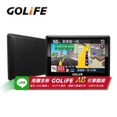 【GOLiFE 】GOLiFE GoPad 5s 
多功能智慧Wi-Fi 5吋聲控導航平板