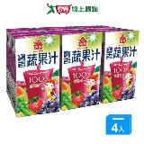 義美寶吉蔬果汁葡萄莓果125ml*24 ..