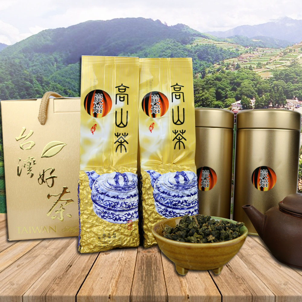 【醒茶莊】台灣上選-炭焙烏龍高山茶禮盒300g(1組)