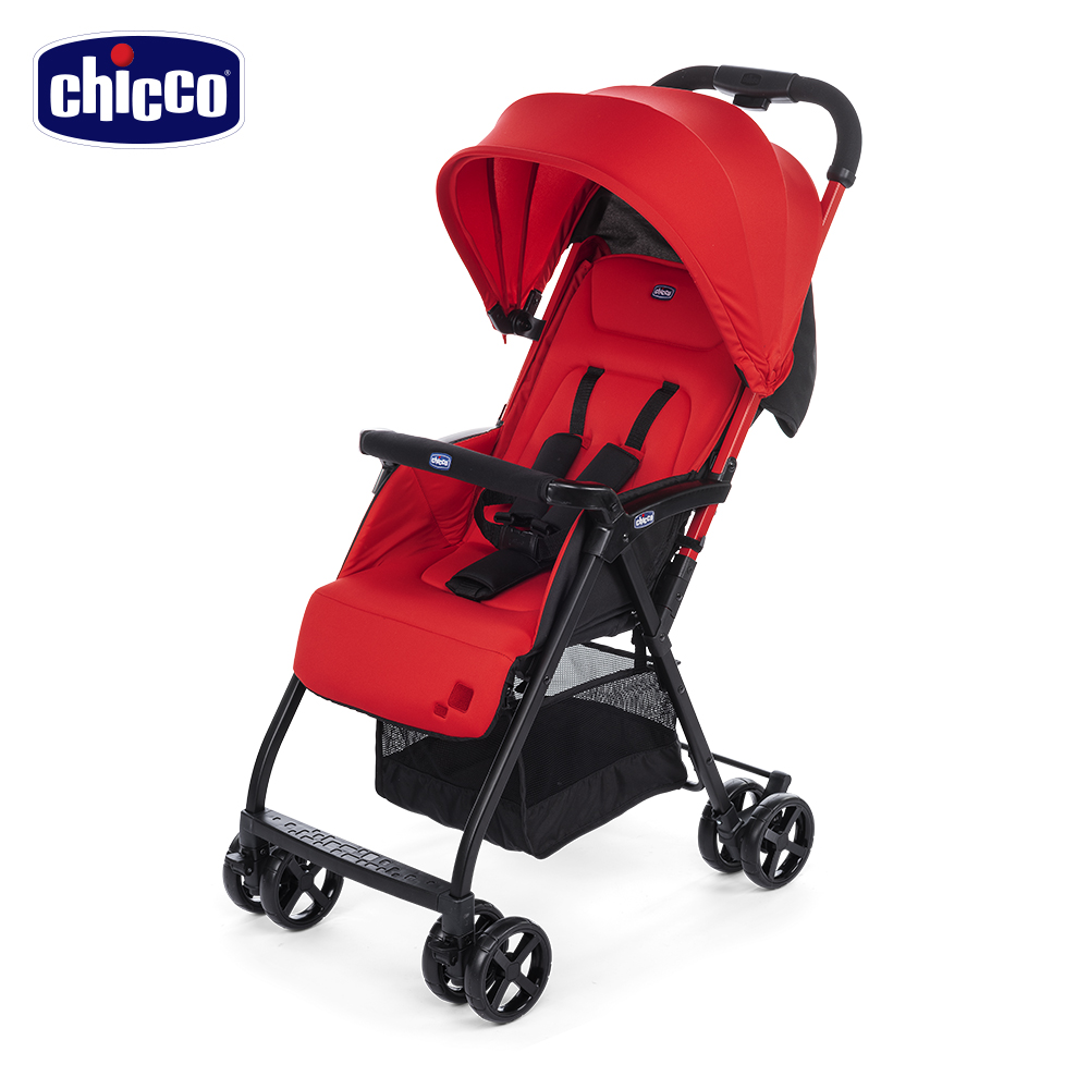 chicco-OHlalà都會輕旅手推車-糖果紅**送360度防漏杯
