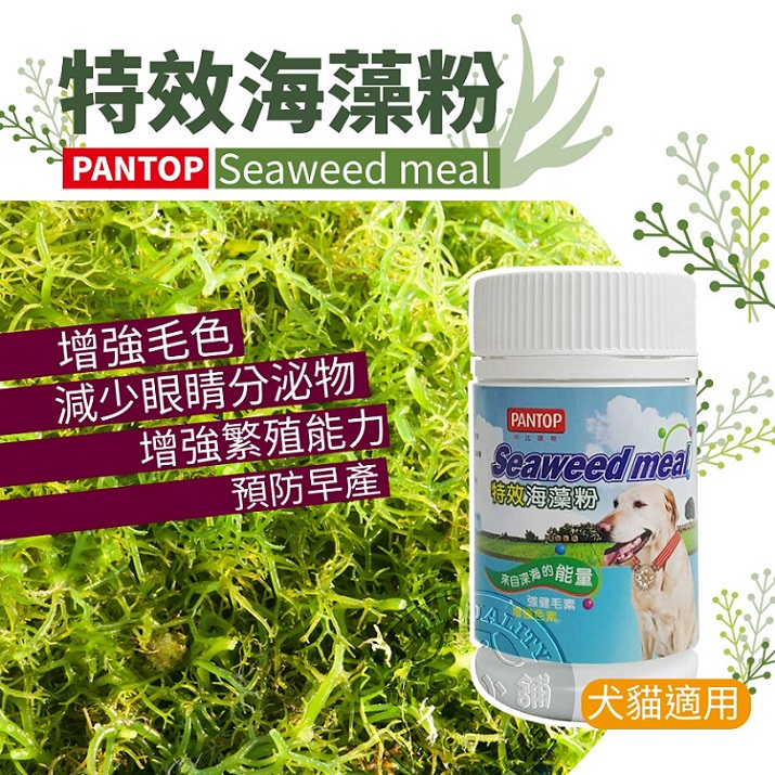 【送贈品】PANTOP 邦比寵物 特效海藻粉 (120g) 提升繁殖能力 預防流產 含維生素 生育素