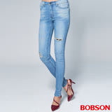 BOBSON 女款1971 日本進口黑標 小直筒褲(BSR010-FE)