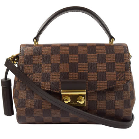 LV N53000 Croisette 棋盤格紋流蘇吊飾手提兩用仕女包 現貨