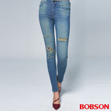 BOBSON 女款1971 日本進口黑標 小直筒褲(BSR010-WD)