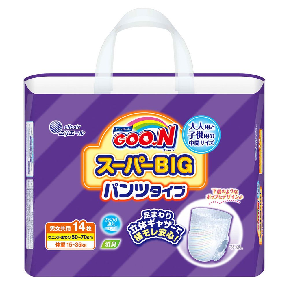 日本大王 GOO.N 境內版香香褲/紙尿褲 M (56片x3串)-箱購