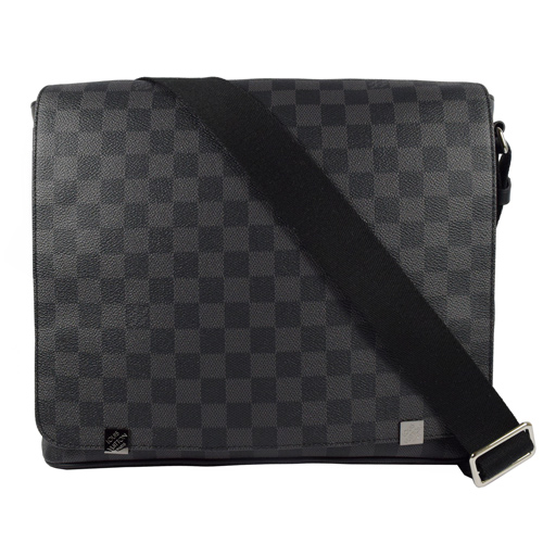 Louis Vuitton LV N41029 DISTRICT MM 黑棋盤格紋斜背包 現貨