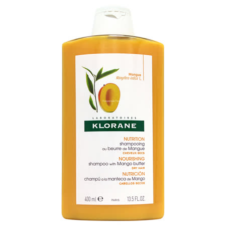 Klorane蔻蘿蘭 滋養修護洗髮精400ml (芒果)