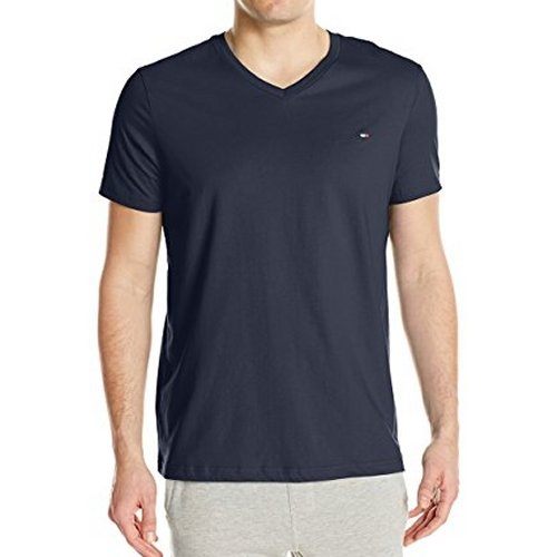 【Tommy Hilfiger】2017男時尚深藍色V領短袖T恤【預購】