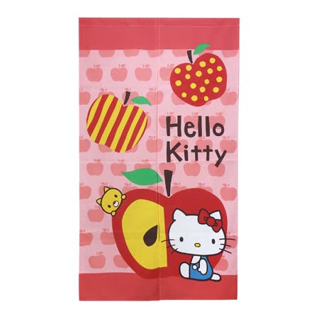 Hello Kitty蘋果長門簾85x150cm(KT2014)