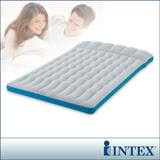 【INTEX】雙人野營充氣床墊(車中床)-寬127cm (灰藍色)(67999)
